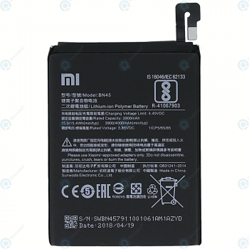 Xiaomi Redmi Note 5 Battery BN45 4000mAh