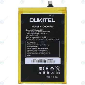 Oukitel K10000 Pro Battery 10000mAh