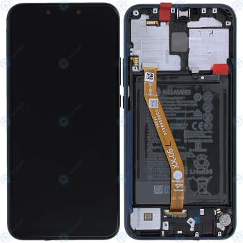Huawei Mate 20 Lite (SNE-L21) Display module frontcover+lcd+digitizer+battery sapphire blue 02352DKM