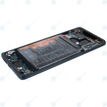 Huawei Mate 20 Pro (LYA-L09, LYA-L29, LYA-L0C) Display module frontcover+lcd+digitizer+battery emerald green 02352GGB_image-2