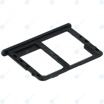 Samsung Galaxy J4+ (SM-J415F), Galaxy J6+ (SM-J610F) Sim tray + MicroSD tray black GH64-07065A_image-1