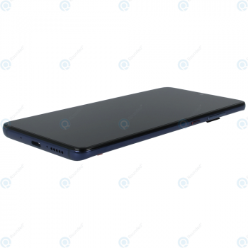 Huawei Mate 20 (HMA-L09, HMA-L29) Display module frontcover+lcd+digitizer+battery midnight blue 02352FQM_image-1
