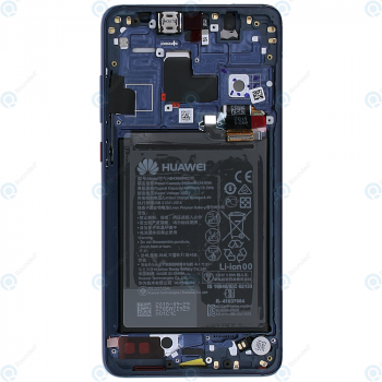 Huawei Mate 20 (HMA-L09, HMA-L29) Display module frontcover+lcd+digitizer+battery midnight blue 02352FQM_image-6