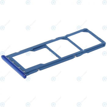 Samsung Galaxy A7 2018 Duos (SM-A750F) Sim tray + MicroSD tray blue GH98-43634D_image-2