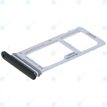 Samsung Galaxy S9 Plus Duos (SM-G965FD) Sim tray + MicroSD tray midnight black GH98-42575A