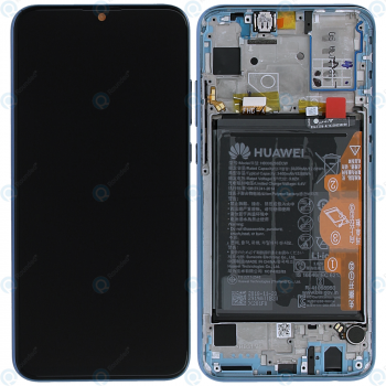 Huawei Honor 10 Lite (HRY-LX1) Display module frontcover+lcd+digitizer+battery sky blue 02352HGU