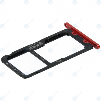 Huawei Nova 3 (PAR-LX1, PAR-LX9) Sim tray + MicroSD tray red_image-1