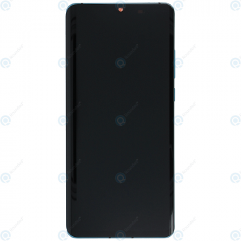 Huawei P30 Pro (VOG-L09 VOG-L29) Display module frontcover+lcd+digitizer+battery aurora blue 02352PGE_image-5