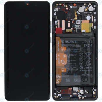 Huawei P30 Pro (VOG-L09 VOG-L29) Display module frontcover+lcd+digitizer+battery black 02352PBT
