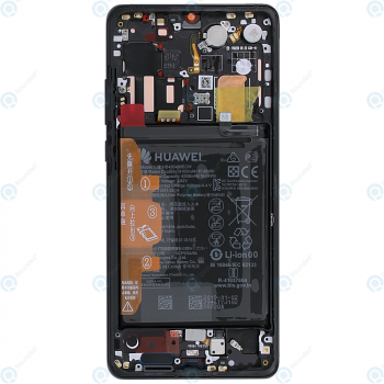 Huawei P30 Pro (VOG-L09 VOG-L29) Display module frontcover+lcd+digitizer+battery black 02352PBT_image-6