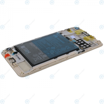 Huawei Y6 2017 (MYA-L11) Display module frontcover+lcd+digitizer+battery gold 02351DMF_image-3