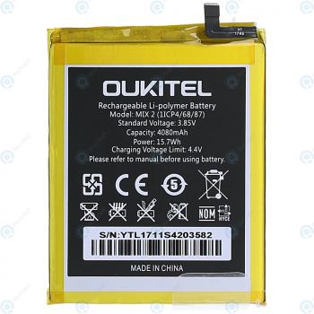 Oukitel Mix 2 Battery 1ICP4/68/87 4080mAh