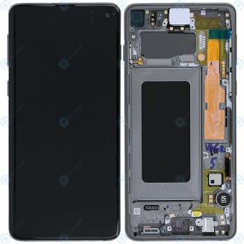Samsung Galaxy S10 (SM-G973F) Display unit complete prism black GH82-18850A