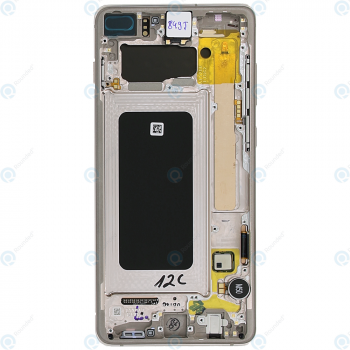 Samsung Galaxy S10 Plus (SM-975F) Display unit complete ceramic white GH82-18849J_image-6