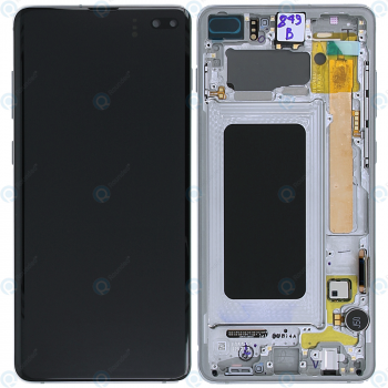 Samsung Galaxy S10 Plus (SM-975F) Display unit complete prism white GH82-18849B_image-6