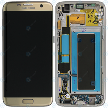 Samsung Galaxy S7 Edge (SM-G935F) Display unit complete gold GH97-18533C