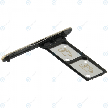 Sony Xperia 10 Plus (I4213) Sim tray + MicroSD tray gold 306J2DW0G00_image-1