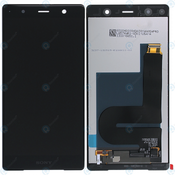 Sony Xperia XZ2 Premium (H8116, H8166) Display module LCD + Digitizer chrome black 1310-6651