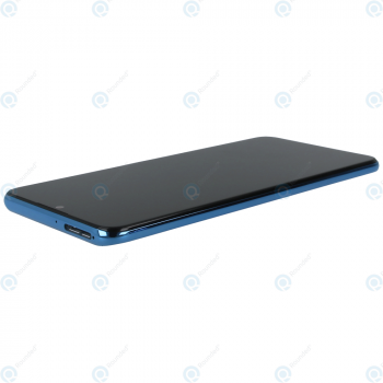 Huawei P30 Lite (MAR-L21) Display module frontcover+lcd+digitizer+battery peacock blue 02352RQA_image-2