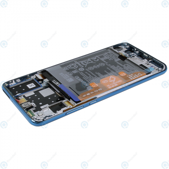 Huawei P30 Lite (MAR-L21) Display module frontcover+lcd+digitizer+battery peacock blue 02352RQA_image-4