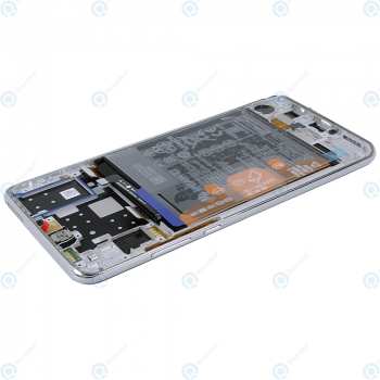 Huawei P30 Lite (MAR-L21) Display module frontcover+lcd+digitizer+battery pearl white 02352RQC_image-4