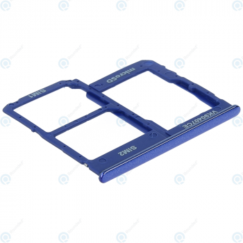 Samsung Galaxy A40 (SM-A405F) Sim tray + MicroSD tray blue GH98-44303C