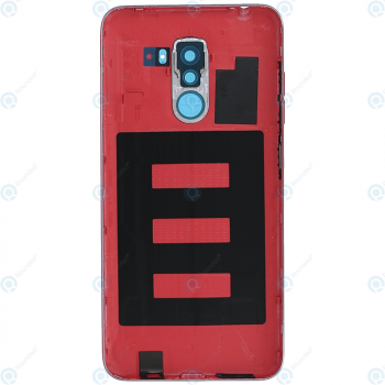 Xiaomi Pocophone F1 Battery cover with camera lens rosso red_image-1