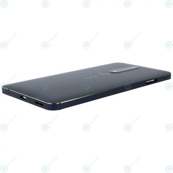 Nokia 6.1 Battery cover blue gold_image-2