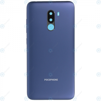 Xiaomi Pocophone F1 Battery cover with camera lens steel blue