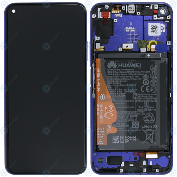 Huawei Honor 20 (YAL-AL00 YAL-L21) Display module frontcover+lcd+digitizer+battery sapphire blue 02352TNQ