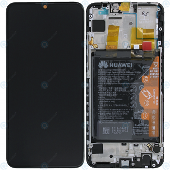 Huawei P smart 2019 (POT-L21 POT-LX1) Display module frontcover+lcd+digitizer+battery aurora blue 02352JFA