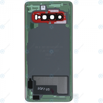 Samsung Galaxy S10 Duos (SM-G973F/DS) Battery cover cardinal red GH82-18381H_image-1