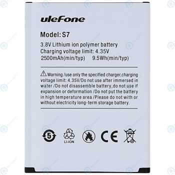 Ulefone S7 Battery 2500mAh