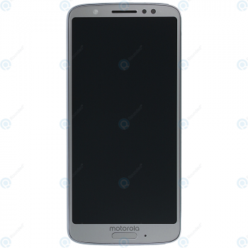 Motorola Moto G6 (XT1925) Display module frontcover+lcd+digitizer silver 5D68C10108_image-1