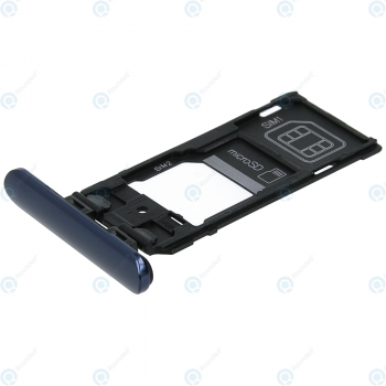 Sony Xperia 5 (J9210) Sim tray + MicroSD tray blue 1319-9388