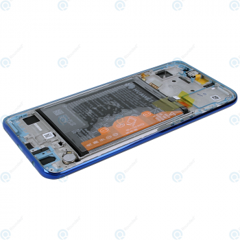 Huawei Honor 20 Lite (HRY-LX1T) Display module frontcover+lcd+digitizer+battery phantom blue 02352QMV_image-3