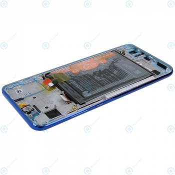 Huawei Honor 20 Lite (HRY-LX1T) Display module frontcover+lcd+digitizer+battery phantom blue 02352QMV_image-4