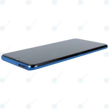 Huawei P30 Lite New Edition (MAR-LX1B) Display module front cover + LCD + digitizer + battery peacock blue 02352PJP_image-2