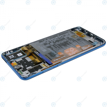 Huawei P30 Lite New Edition (MAR-LX1B) Display module front cover + LCD + digitizer + battery peacock blue 02352PJP_image-4