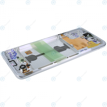 Samsung Galaxy A90 5G (SM-A908B SM-A908F) Display unit complete white GH82-21092B_image-3