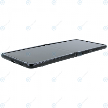 Samsung Galaxy Z Flip (SM-F700F) Display unit complete mirror black GH82-22215A_image-1
