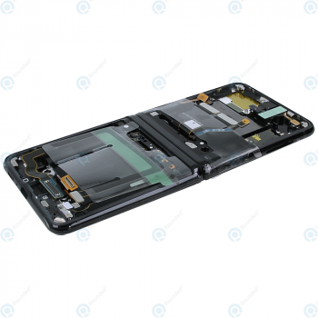 Samsung Galaxy Z Flip (SM-F700F) Display unit complete mirror black GH82-22215A_image-4
