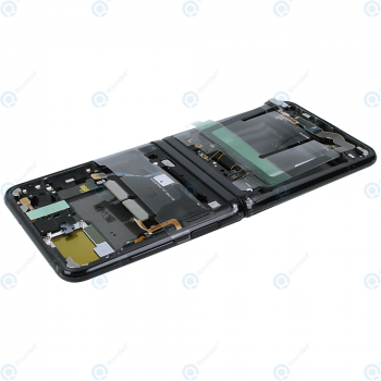Samsung Galaxy Z Flip (SM-F700F) Display unit complete mirror black GH82-22215A_image-5