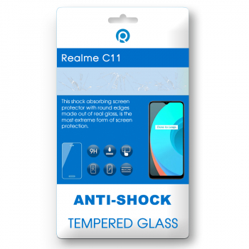 Realme C11 (RMX2185) Tempered glass black