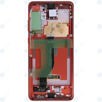 Samsung Galaxy S20 Plus (SM-G985F SM-G986B) Display unit complete aura red GH82-22134G_image-2