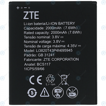 ZTE Blade L8 Battery Li3820t43p4h695945 2000mAh