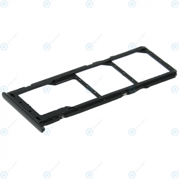 Samsung Galaxy A20s (SM-A207F) Sim tray + MicroSD tray black GH81-17817A_image-1