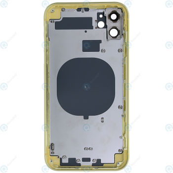 Battery cover incl. frame (without logo) yellow for iPhone 11_image-1