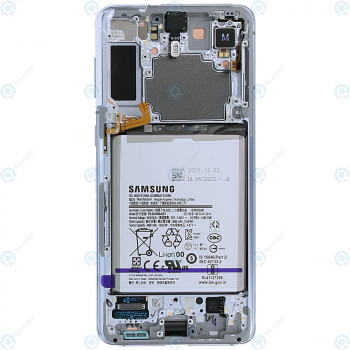 Samsung Galaxy S21+ (SM-G996B) Display unit complete phantom silver GH82-24744C GH82-24555C_image-2