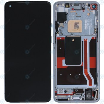 OnePlus 8T (KB2001) Display module front cover + LCD + digitizer lunar silver